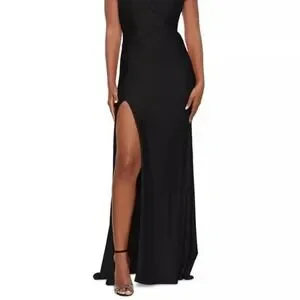 white dress flared White Linen Square-Neck Fit & Flare Dress main image 1
